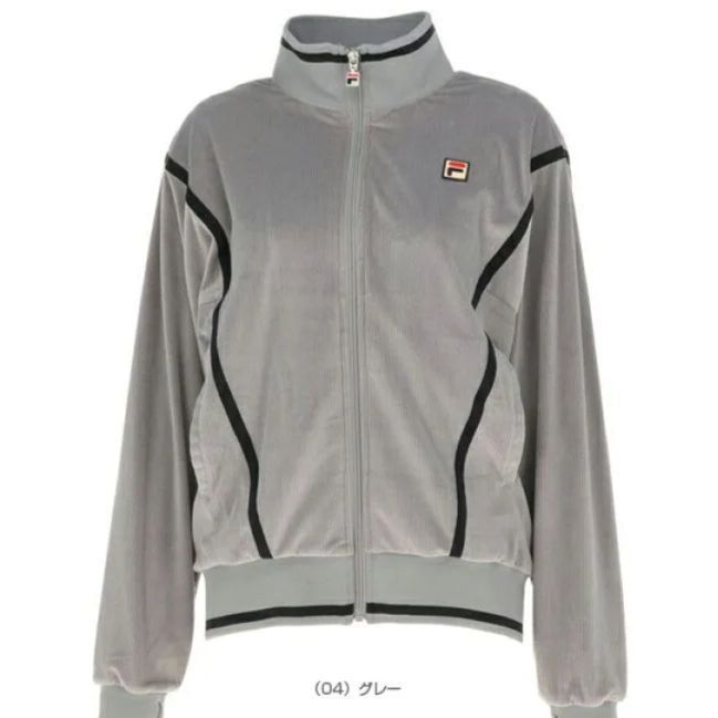 FILA フィラ テニスウェア トラックジャケット グレー VM5552メンズM FILA フィラ テニスウェア トラックジャケット グレー VM5552メンズM