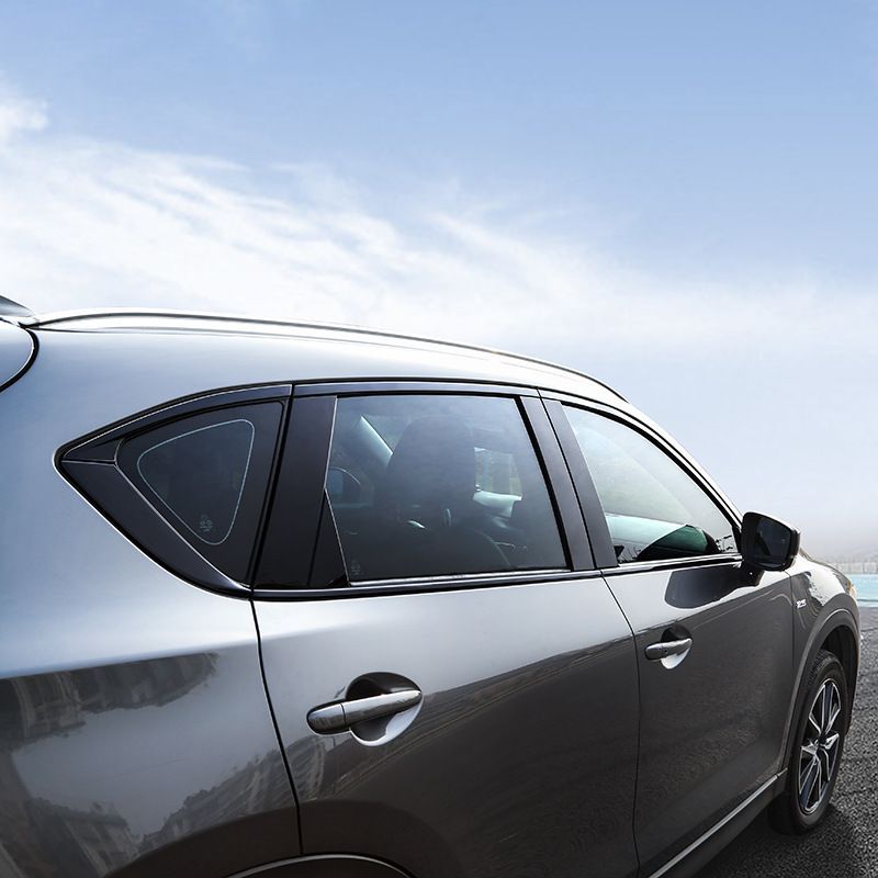 送料無料CX-5 KF系対応 ウィンドウトリム 上下セット 外装 ドレス