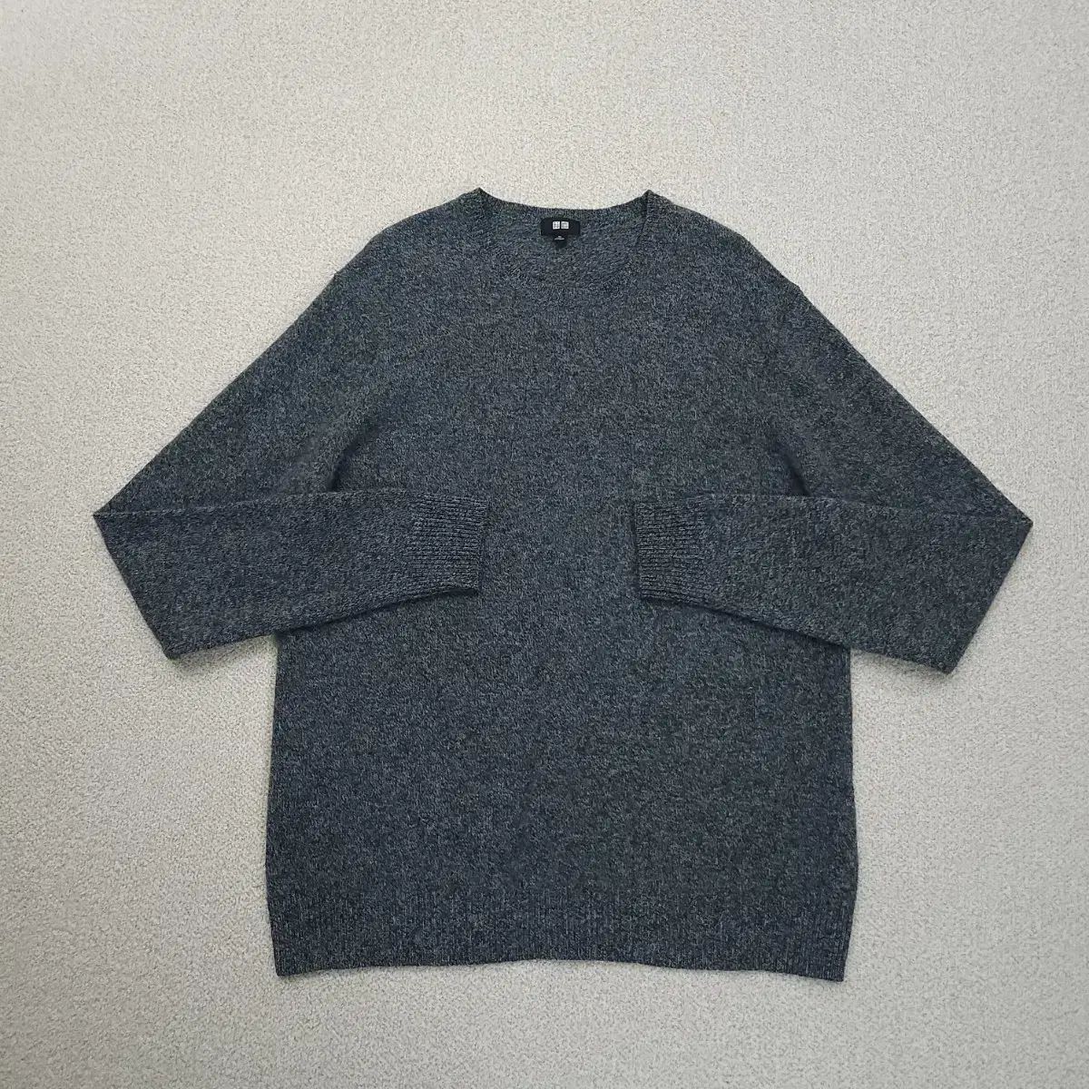(XL) ユニクロ ニット Tシャツ ウール100% ベーシック カジュアル L5W1133