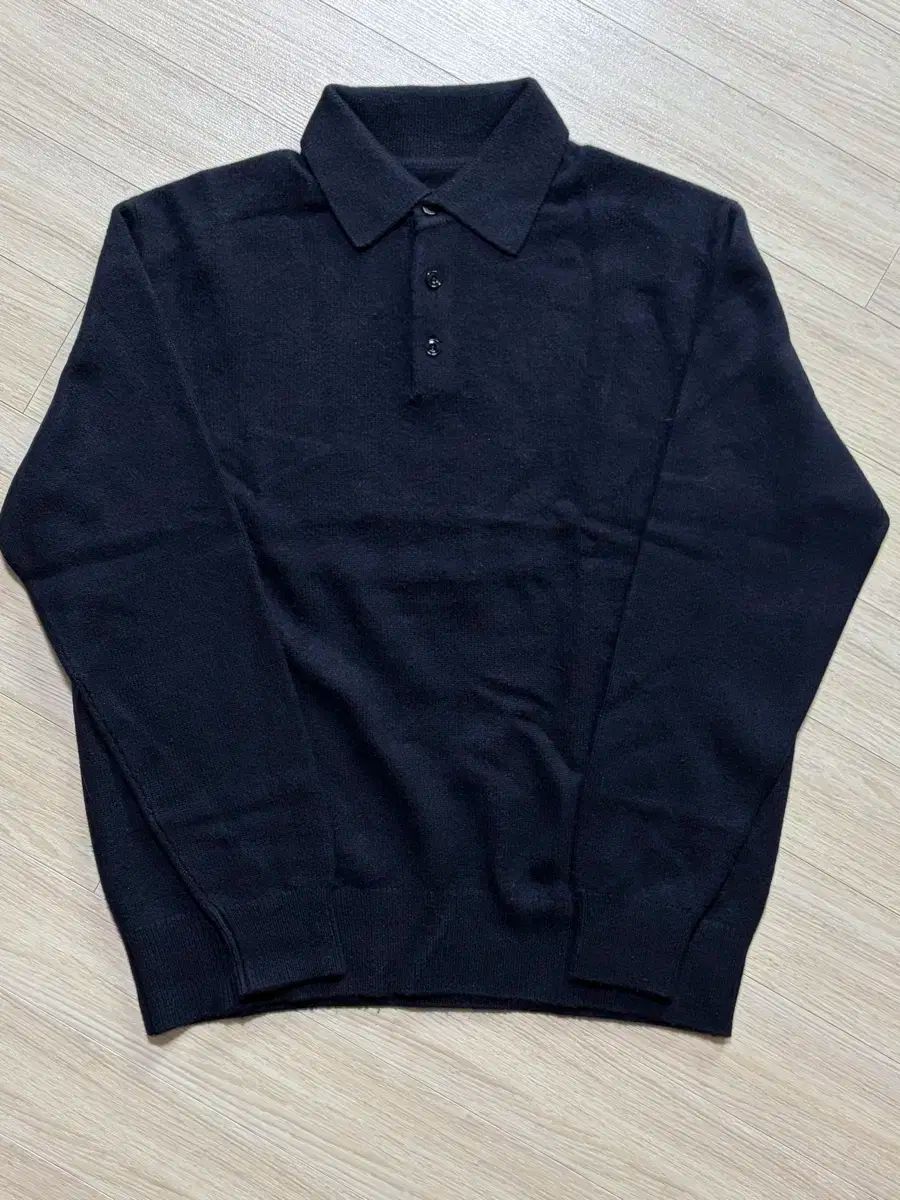 ポッタリー コンフォート ポロ ニット ダークネイビー 3サイズ