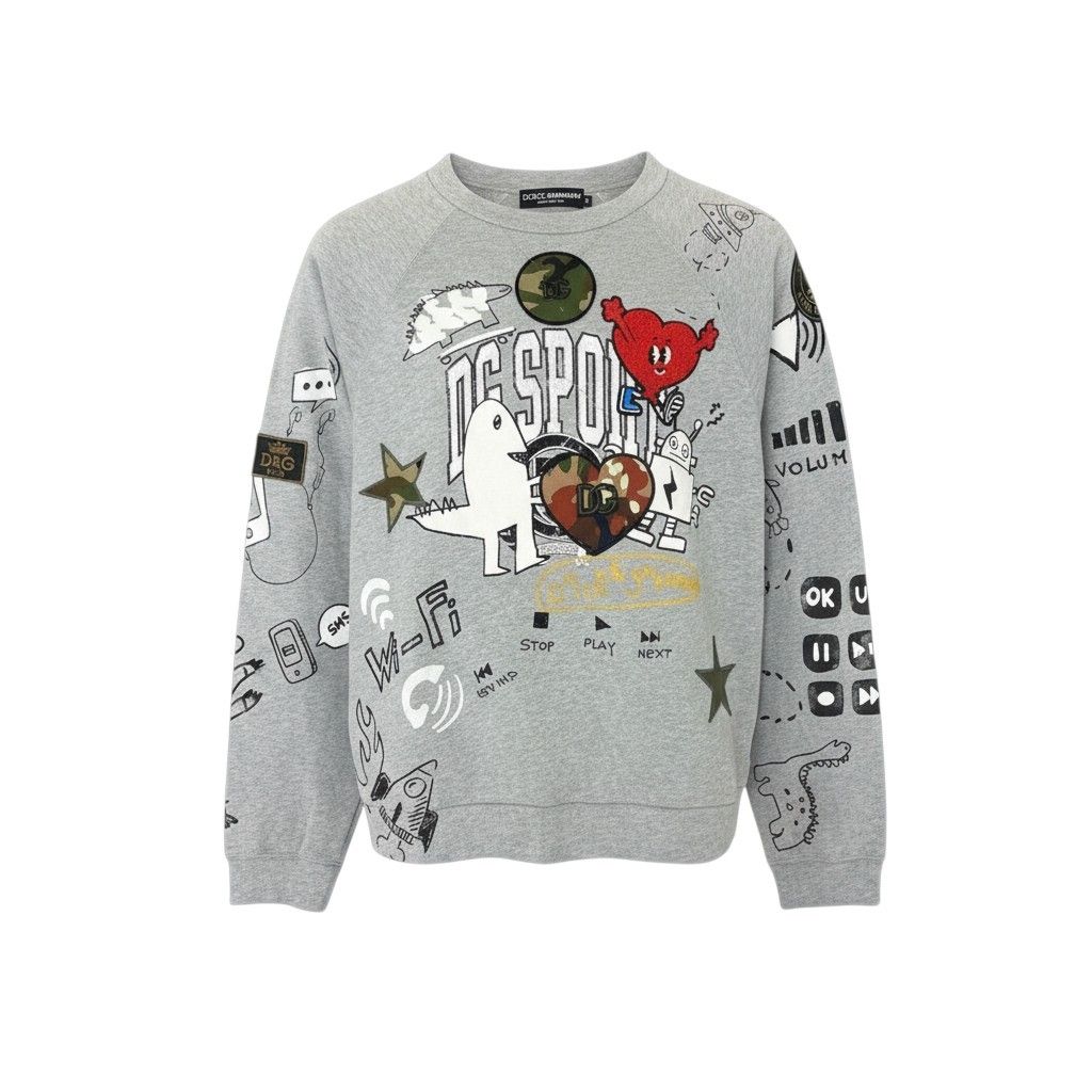 10k11 DOLCE&GABBANA ドルチェ＆ガッバーナ プリント ワッペン