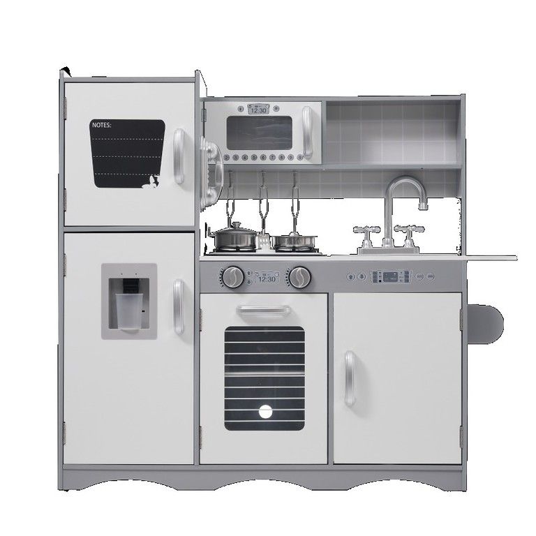 サウンド＆ライト搭載 本格木製キッチン