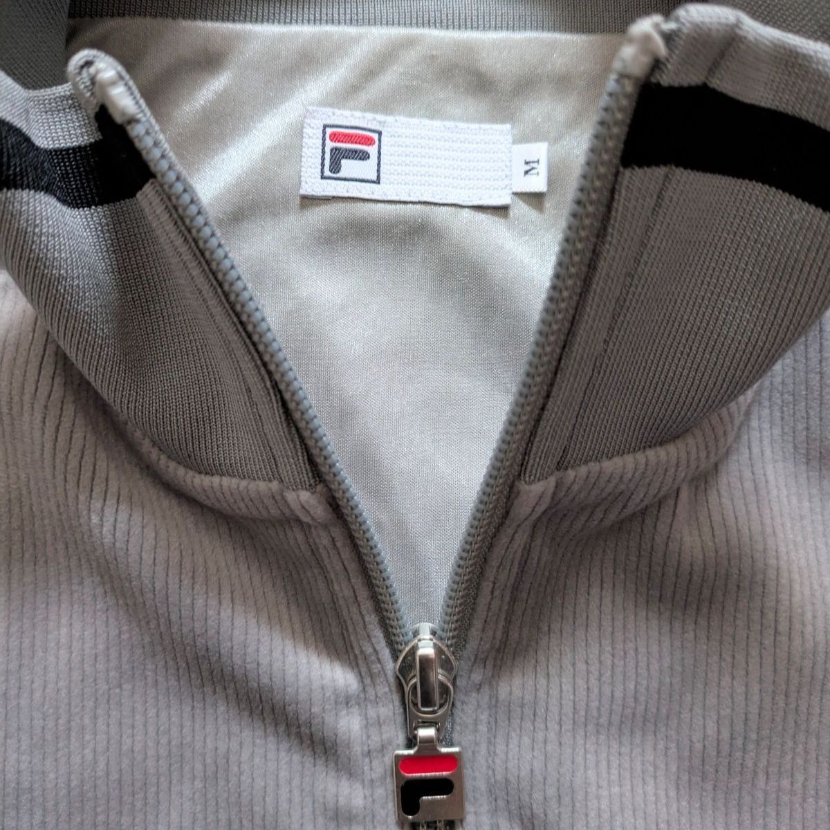 FILA フィラ テニスウェア トラックジャケット グレー VM5552メンズM FILA フィラ テニスウェア トラックジャケット グレー VM5552メンズM