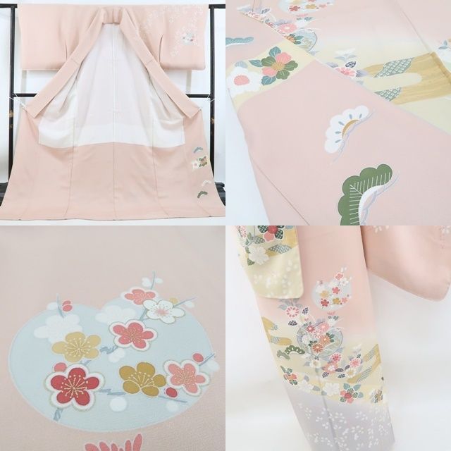 ❁tomihisa❁新品 金駒刺繍 着物“吉祥景色に身を包み心正して新しき春