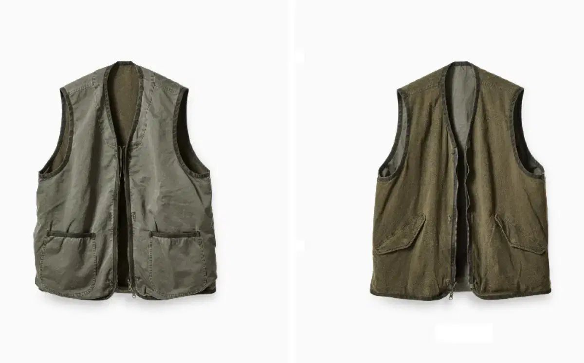 Years ago リバーシブル ベスト ジャケット