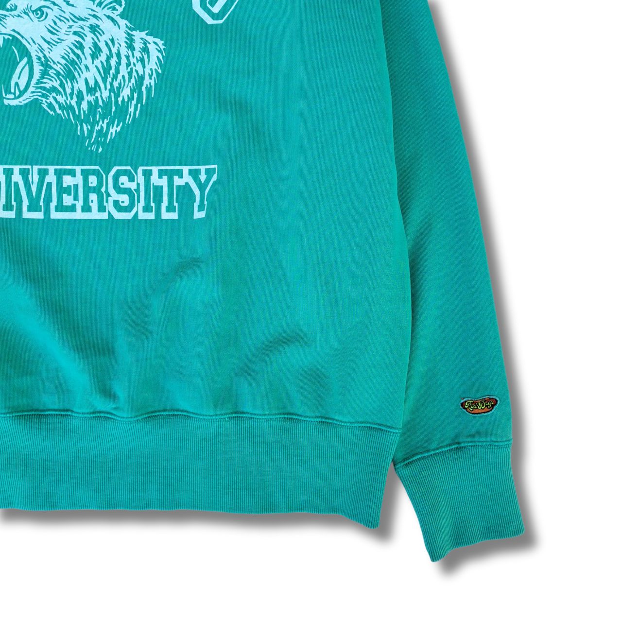  RED DOGS レッドドッグス pigment raglan sweat green 熊 スウェット ホットドッグ トレーナー スウェット トップス