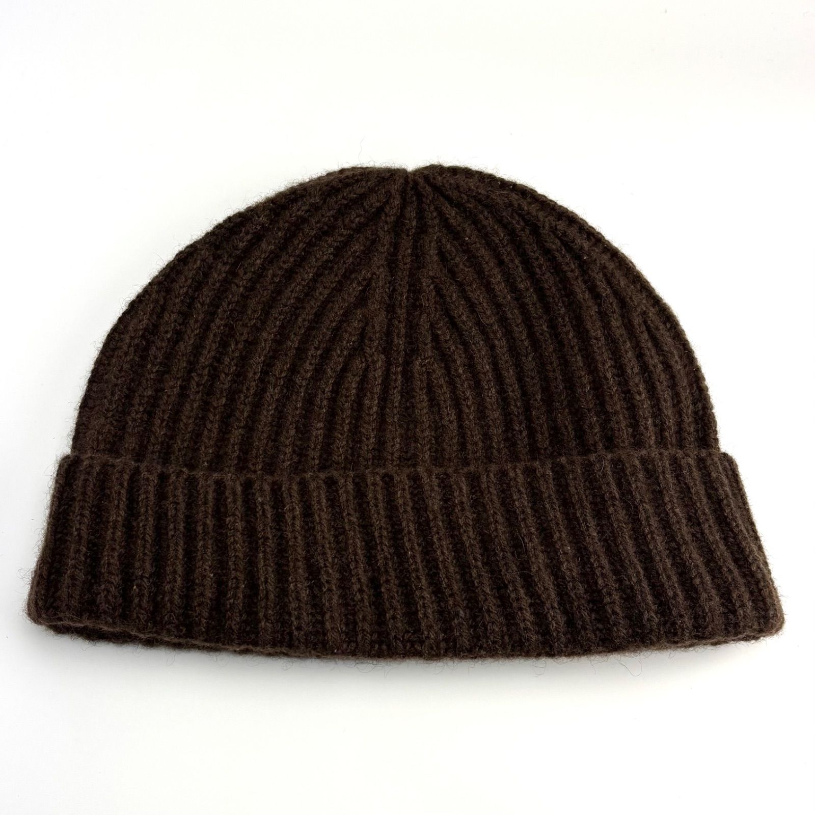 evan kinori ヤクウール ニットキャップ ブラウン エヴァンキノリ