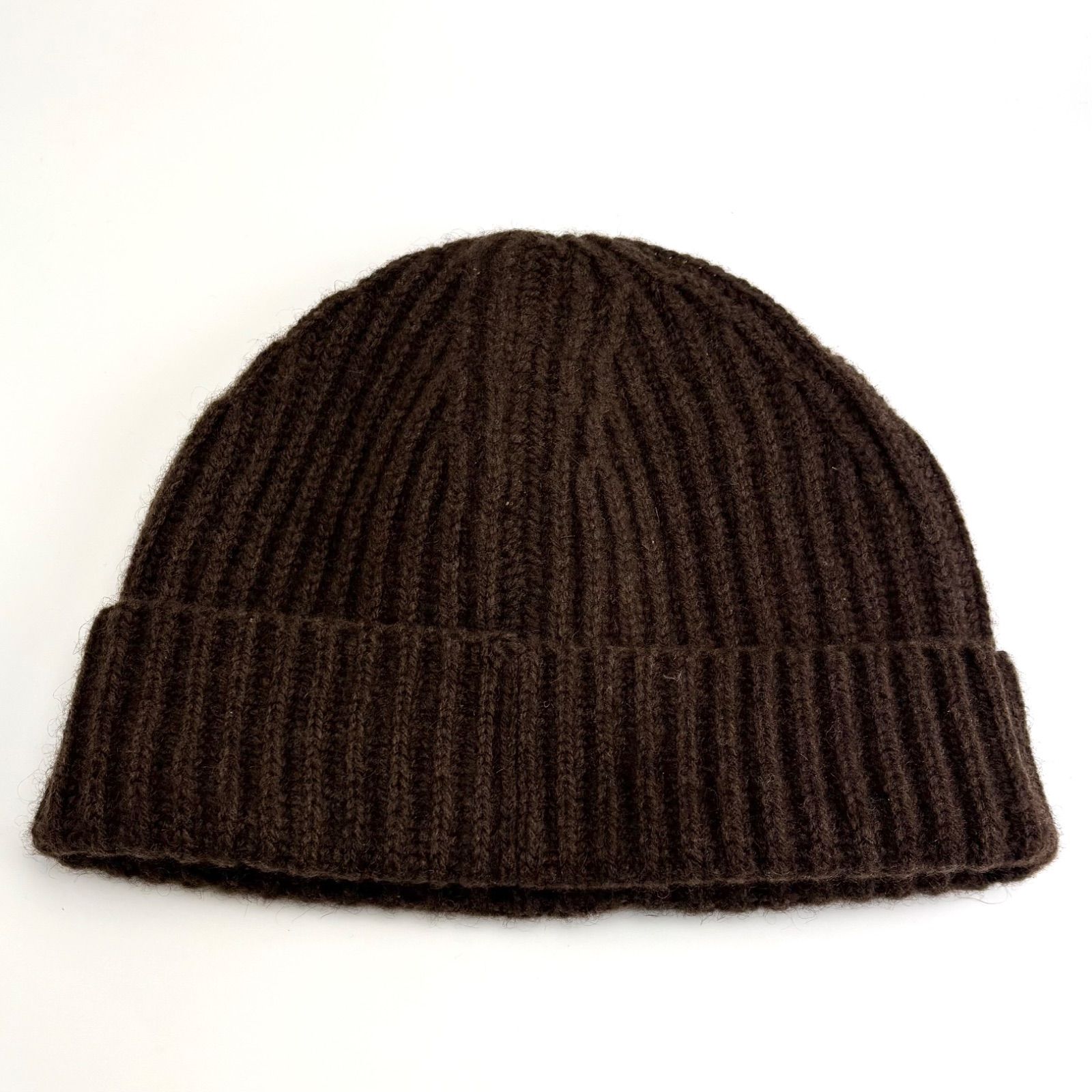 evan kinori ヤクウール ニットキャップ ブラウン エヴァンキノリ