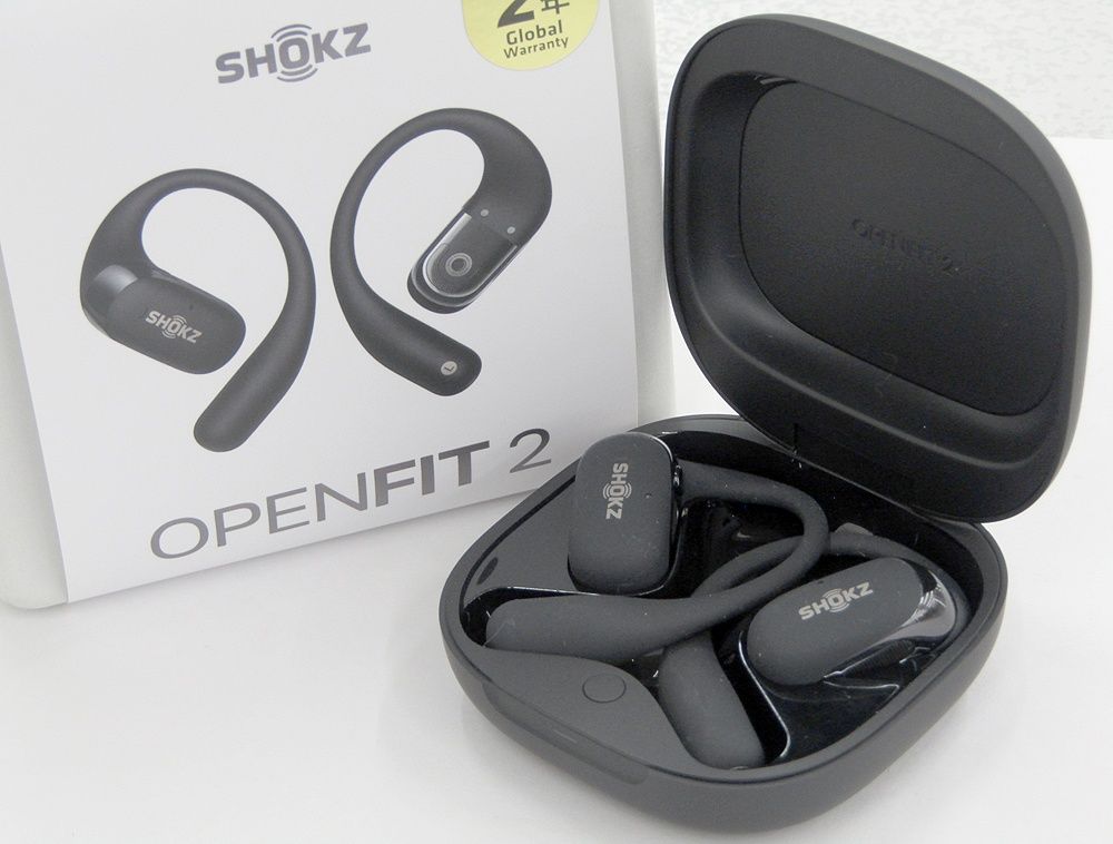 SHOKZ ショックス OpenFit2 ワイヤレスイヤフォン イヤホン オープンイヤー Bluetooth 5.4 SKZ-EP-000045