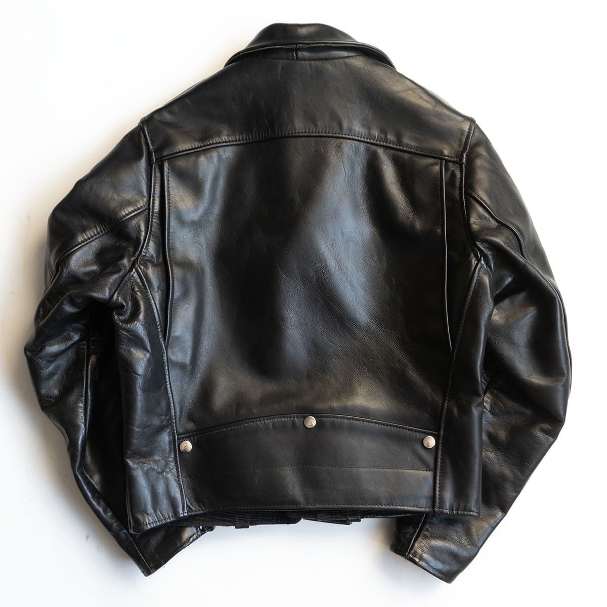 666 トリプルシックス ダブル ライダースジャケット ステアハイド 本革 34 美品】666 triple six【ステアハイド ダブルライダースジャケット】38