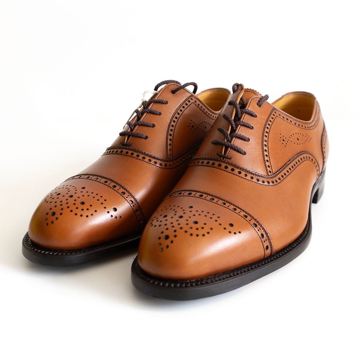 SCOTCH GRAIN 2900 アシュランス セミブローグ レザーシューズ 25.5EEE スコッチグレイン 25110279