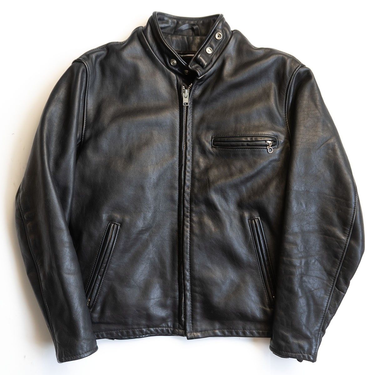 SCHOTT 641 シングルライダースジャケット 40 ボアライナー付き レザー アメリカ製 ショット 25110326