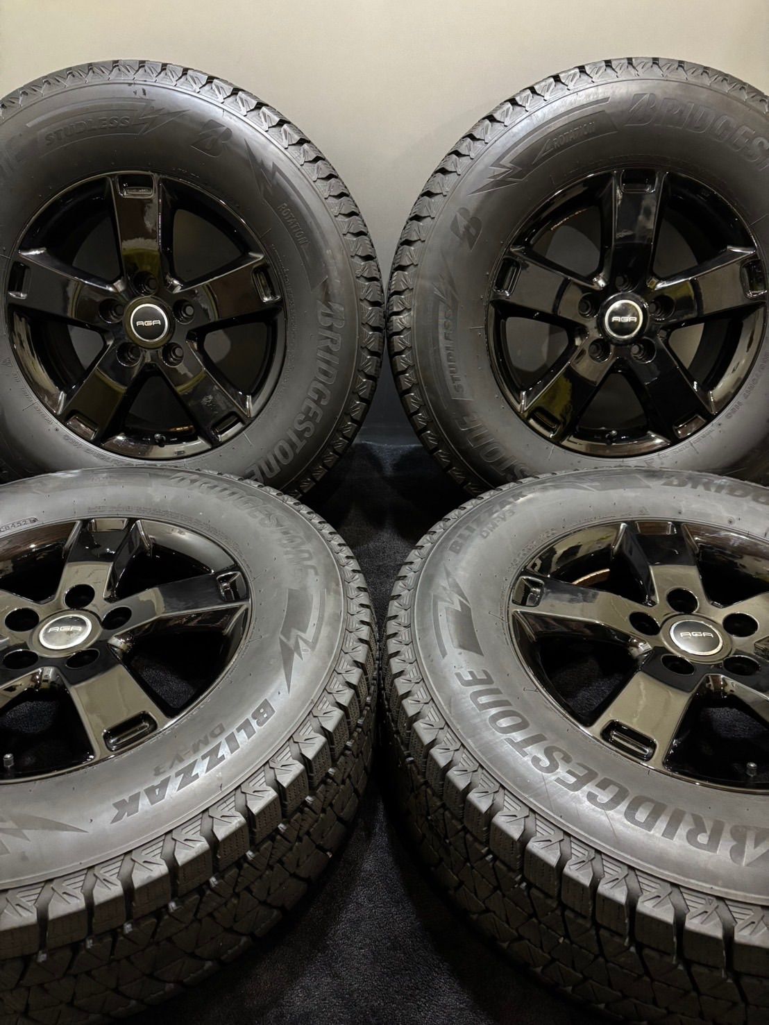 265 70 R 17 DM V 3 21年製 AGA 17インチ 7 5 J 48 127 H スタッドレス 4本 JEEP ラングラー 1 K 613