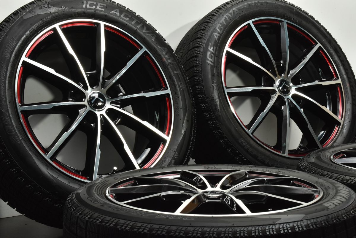 使用僅か LUXALES 17 in 7 J 38 PCD 114 3 アイスアクティバAW 1 205 55 R ノア ヴォクシー クラウン ステップワゴン オデッセイ セレナ