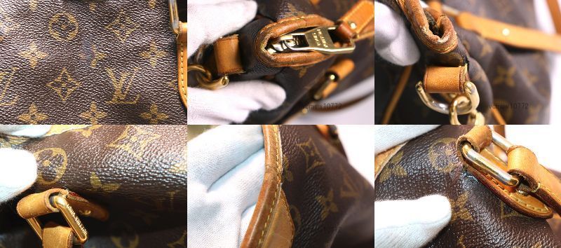 近年モデル希少中古□LOUIS VUITTON モノグラム エストレーラMM レザー