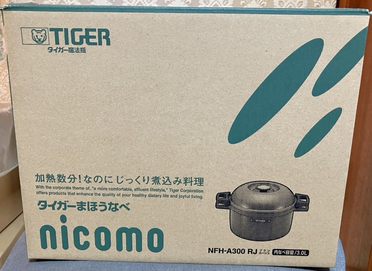 キッチン・食器 未使用品 タイガー まほうなべ nicomo 保温鍋3L NFH-A300