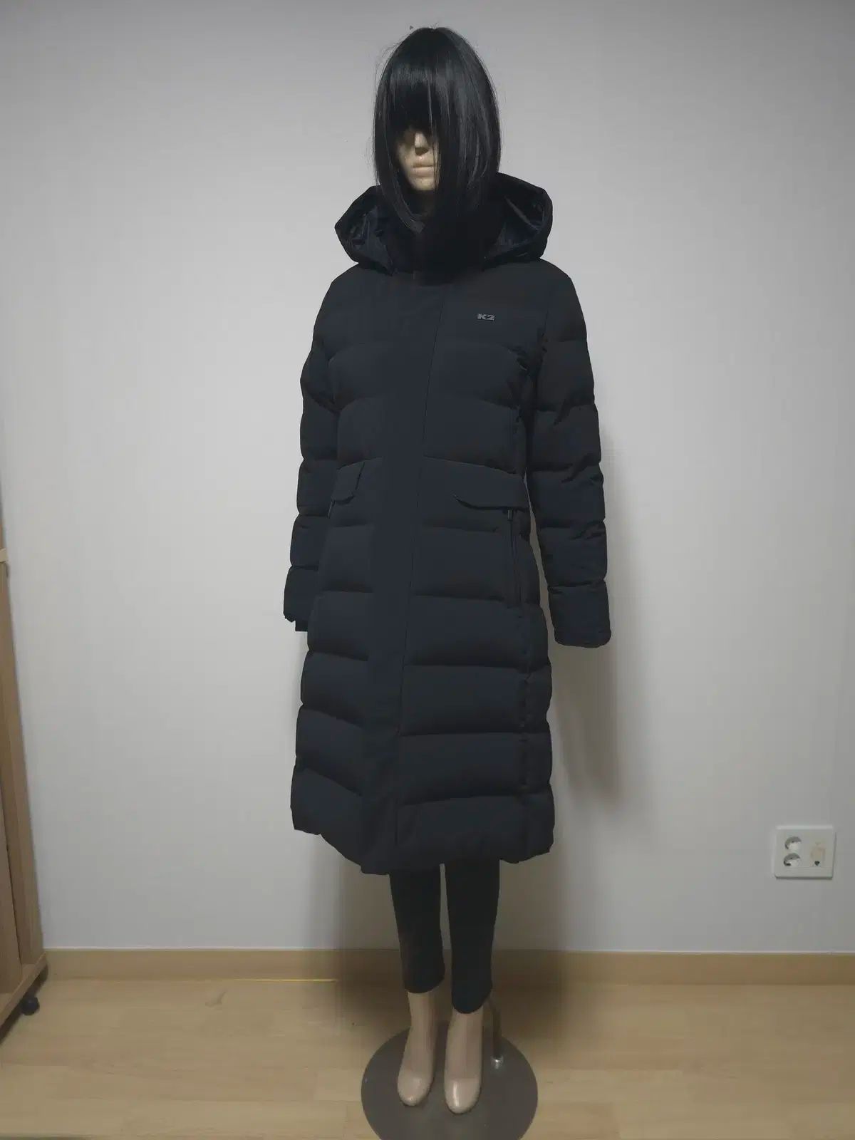 100 K2 レディース アリス WHO フード ロング グースダウン