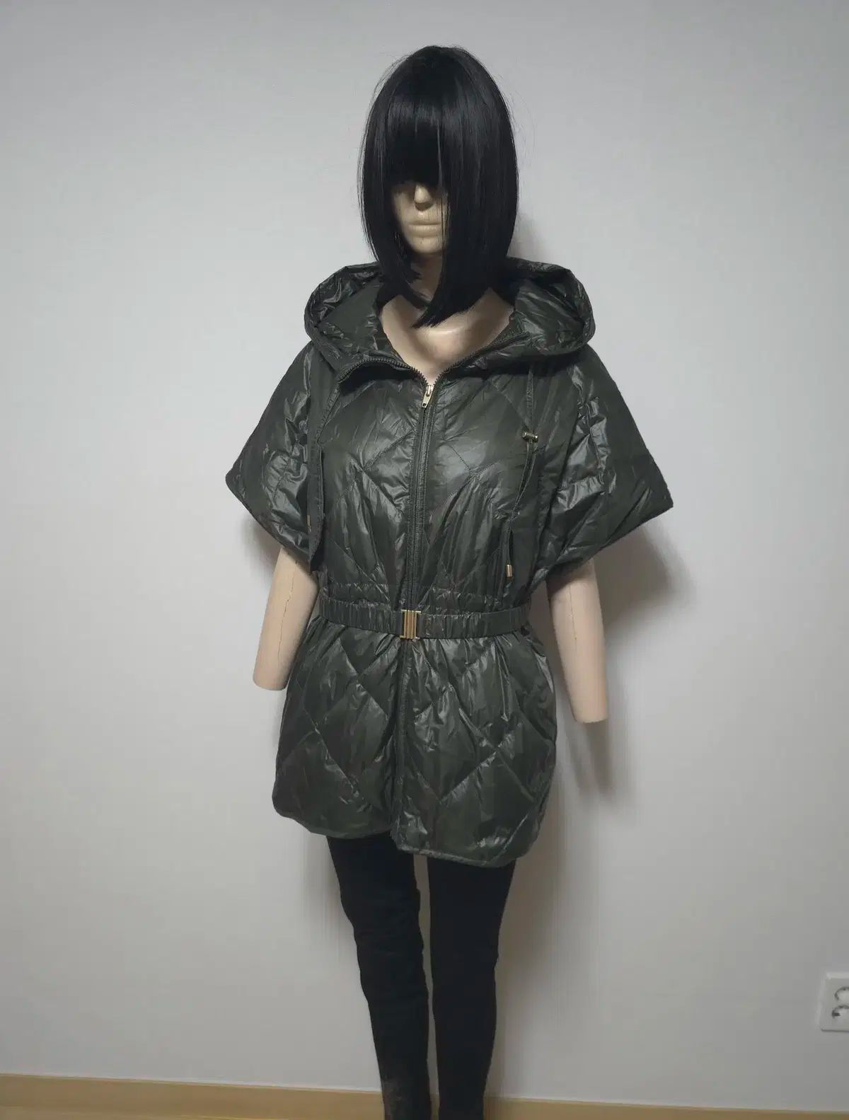 M the AtG 24FW ジップアップベルト グースダウン フード ダウン ベスト 2025