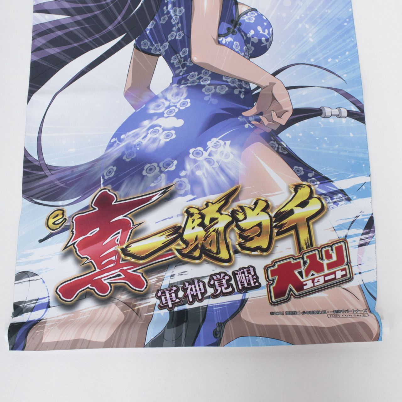 ☆加古川物流】中古 e真・一騎当千 軍神覚醒 関羽雲長 タペストリー