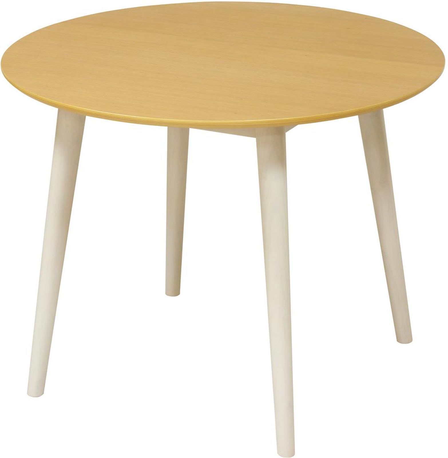 ダイニングテーブル 丸テーブル 幅90 高さ70 食卓 白 丸 フェブラ 北欧風 かわいい