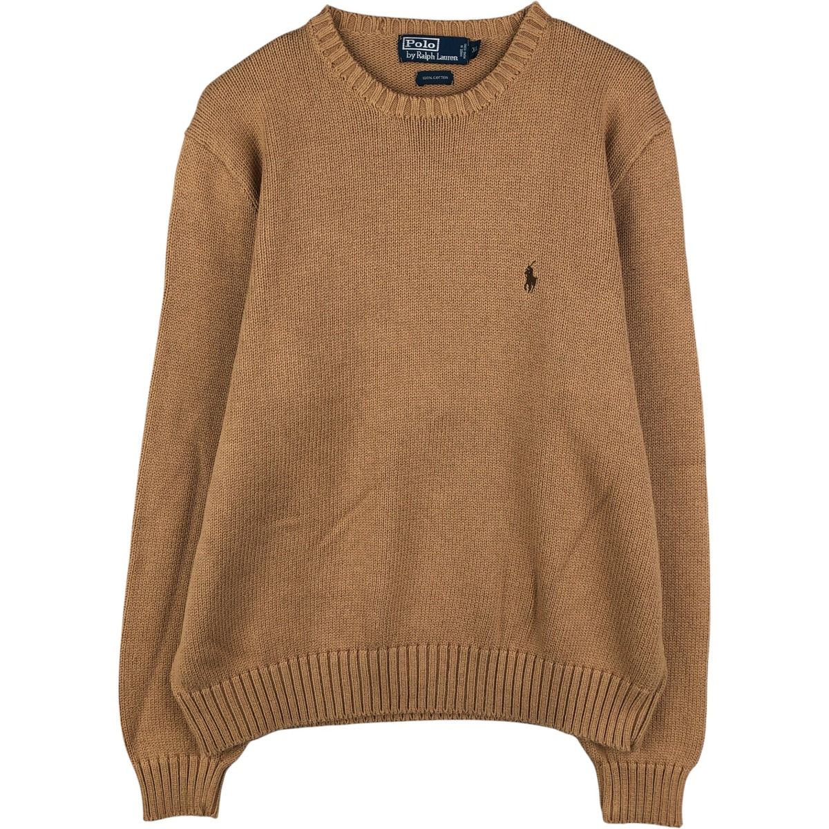 古着 ラルフローレン Ralph Lauren POLO by Ralph Lauren コットンニットセーター メンズXL相当 eaa434196