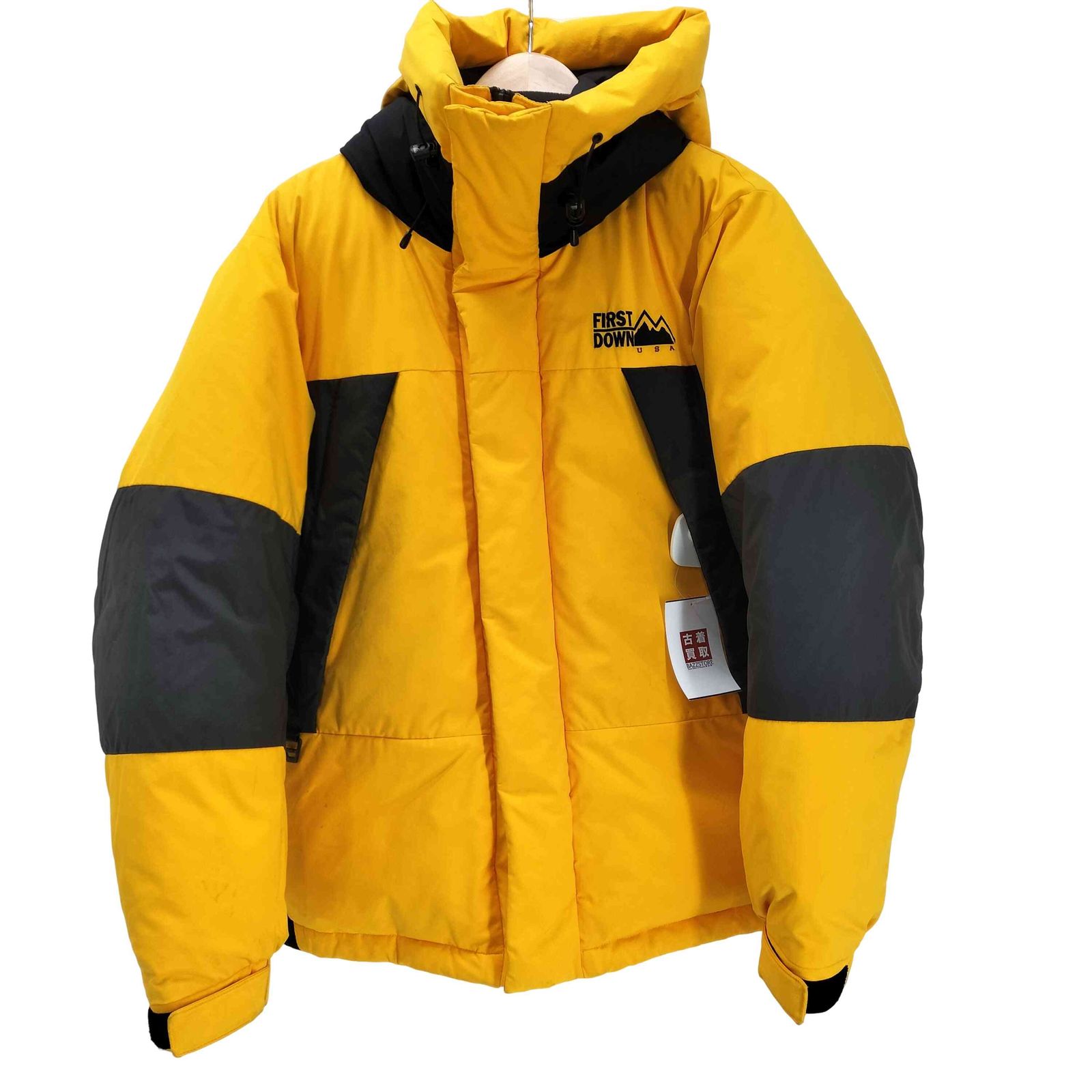 ファーストダウン FIRST DOWN 別注 パネル ショートダウン ジャケット