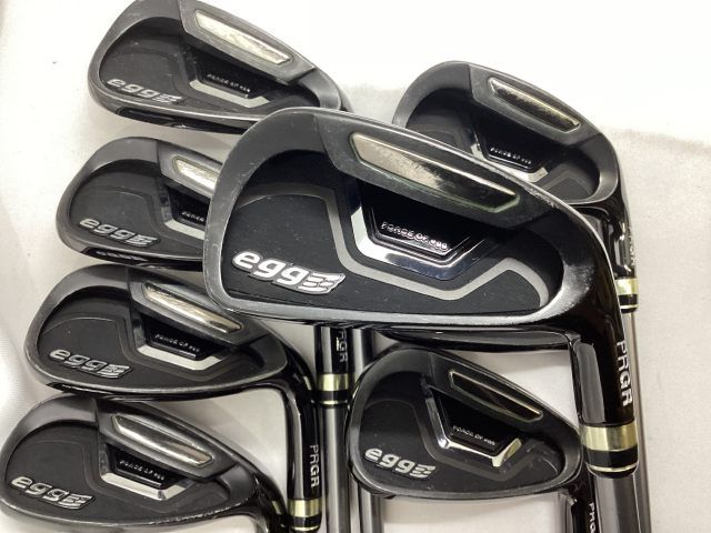 アイアンセット プロギア エッグ egg アイアン 2015 8本 オリジナルカーボン M-37 R 27 5110