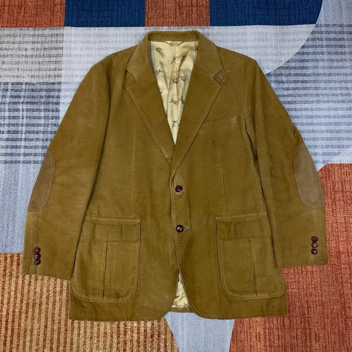 DAKS ダックス ジャパン コーデュロイ ジャケット L nj190 ゴールデン ブレーザー コート