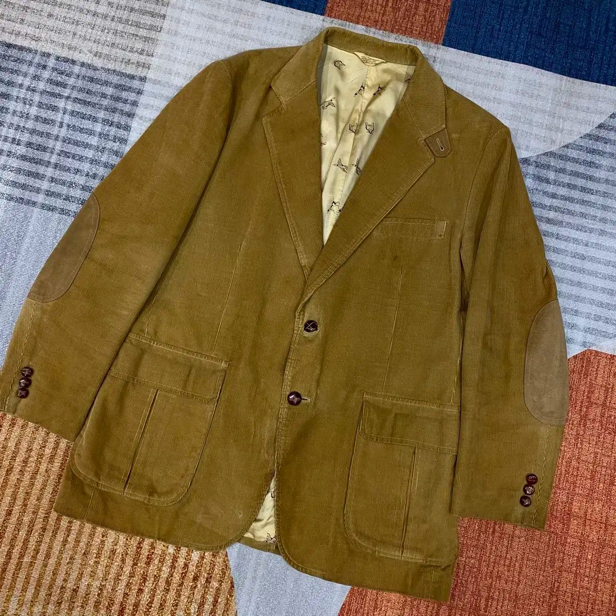 DAKS ダックス ジャパン コーデュロイ ジャケット L nj190 ゴールデン ブレーザー コート