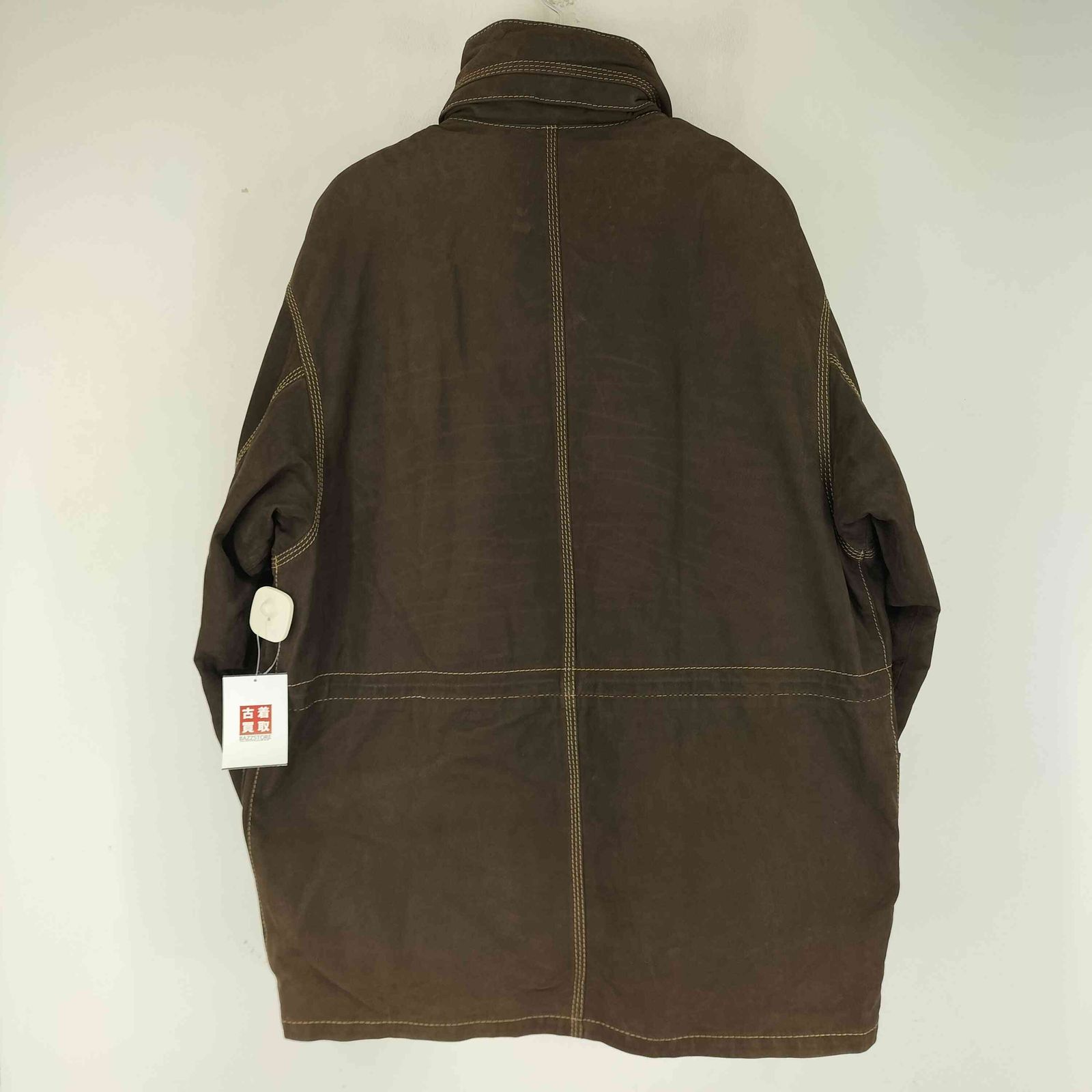 ユーズドフルギ 古着 EMME BY ENRICO MANDELLI 80S レザーカーコート メンズ 表記無