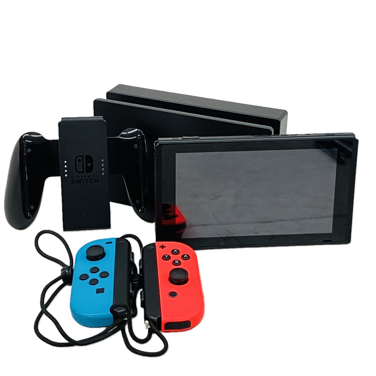 Nintendo Switch HAC-001 家庭用ゲーム機 ネオンレッド ブルー 任天堂 スイッチ C10592635
