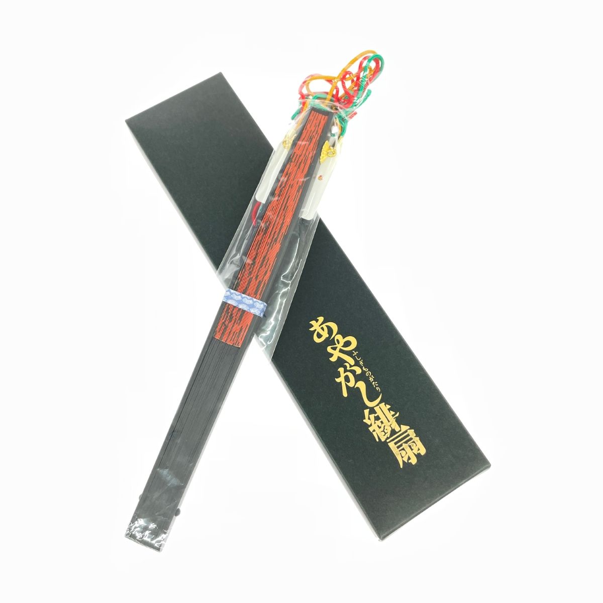 hakuchikudo 白竹堂 扇子 あやかし緋扇 レッド レディース