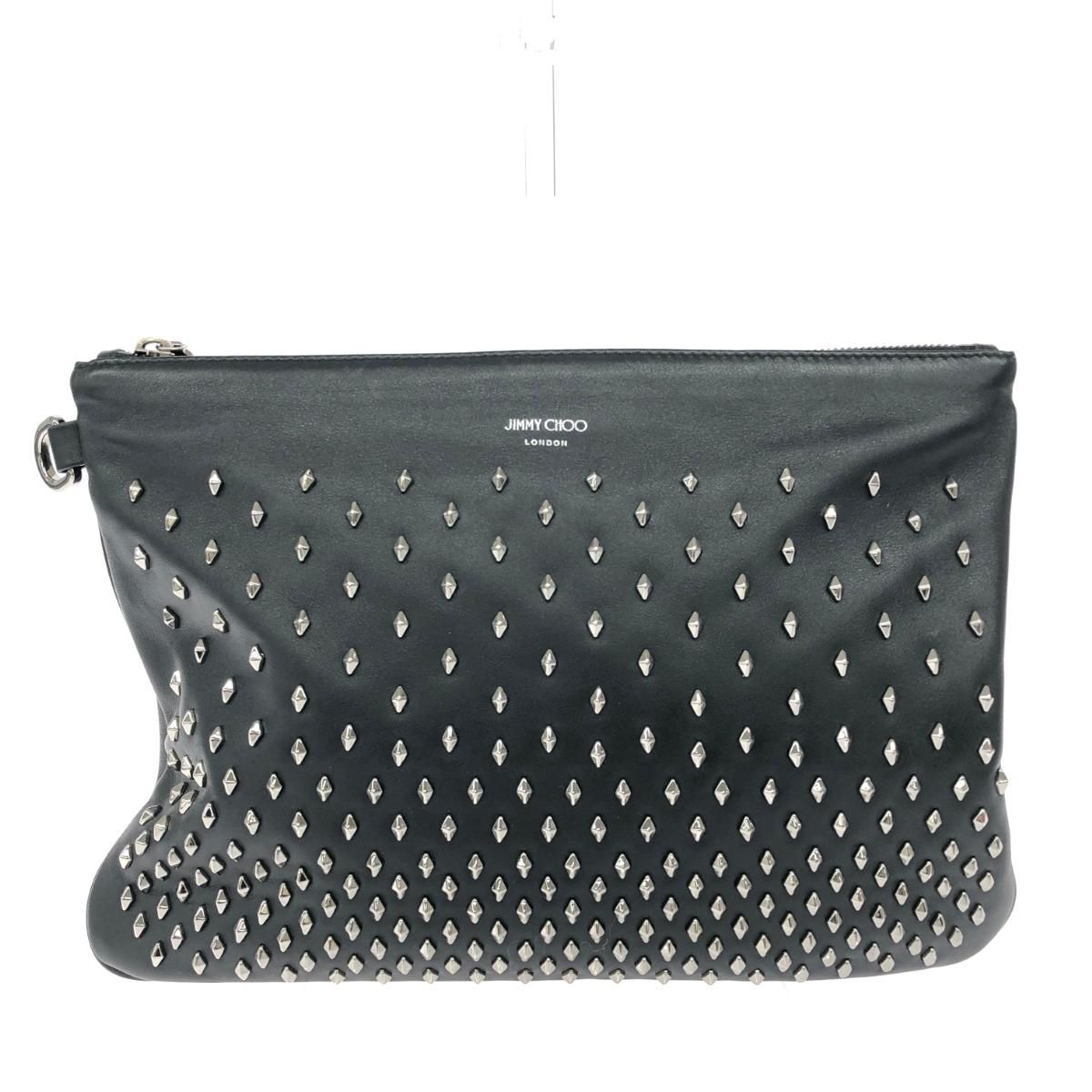 JIMMY CHOO ジミーチュウ クラッチバッグ/デレク ダイヤモンドスタッズ