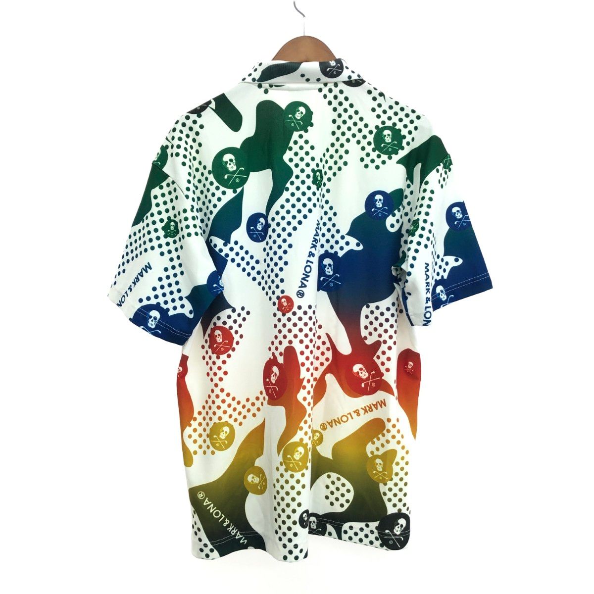 MARK&LONA マーク&ロナ ポロシャツ サイズ:50 総柄 MLM-4A-AP05 マルチ