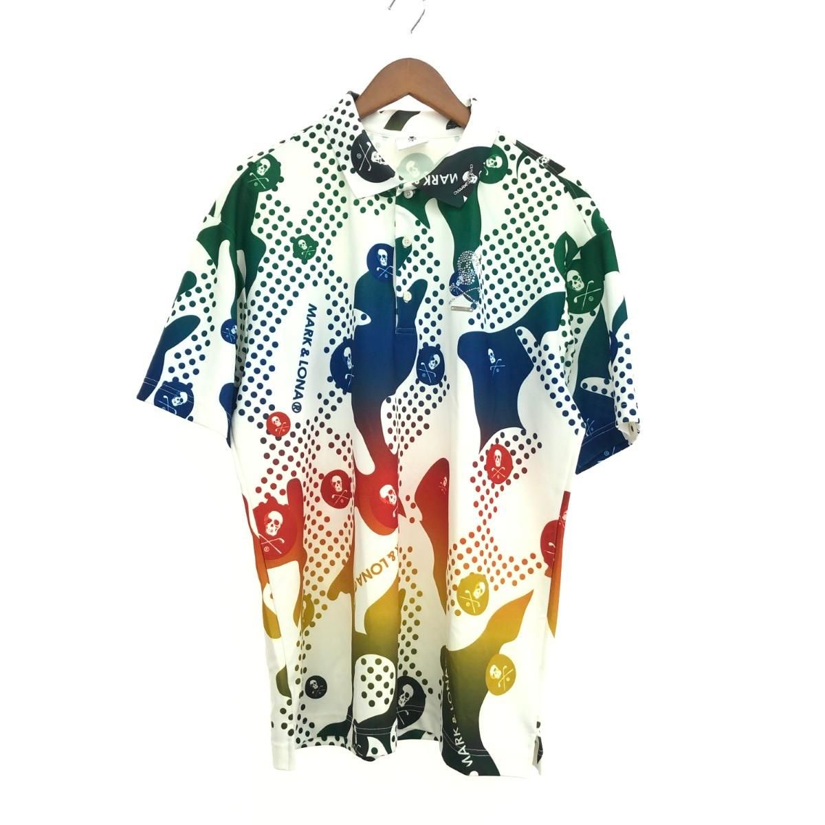 MARK-LONA マーク-ロナ ポロシャツ サイズ 50 総柄 MLM-4A-AP05 マルチ メンズ 240001167685