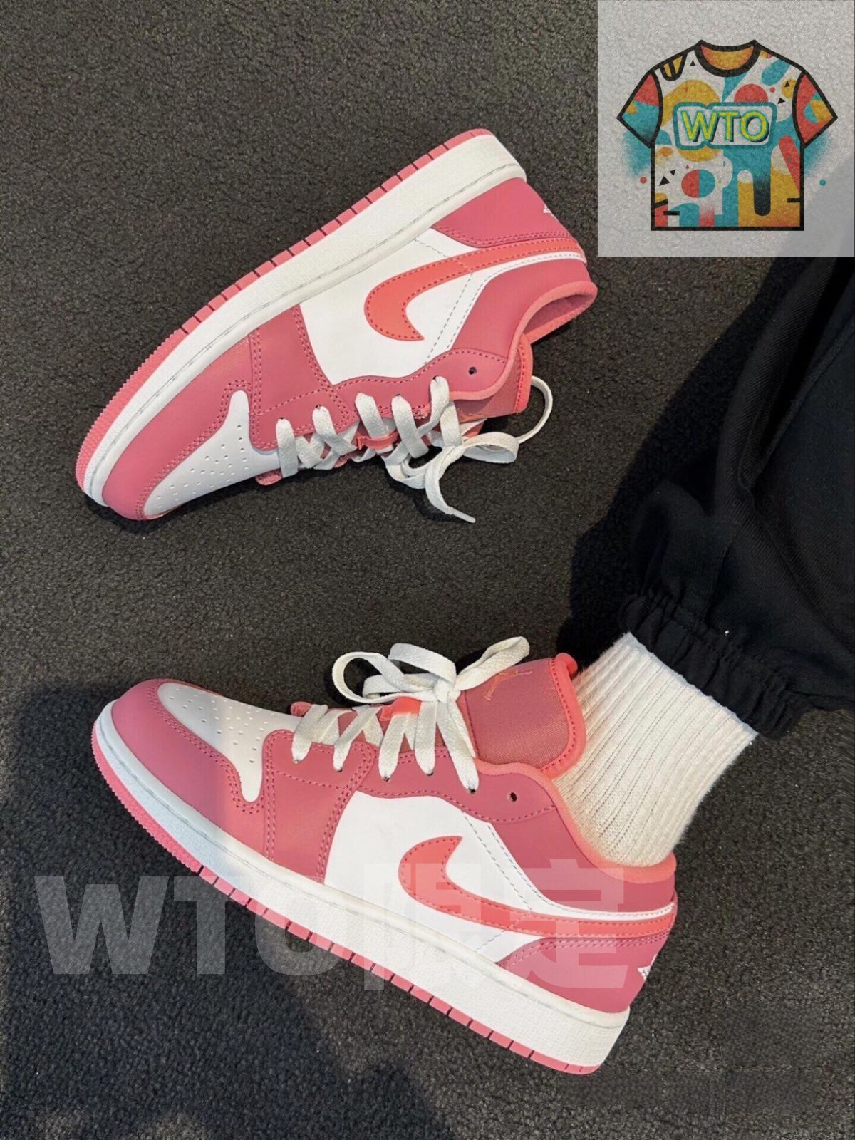 お げ 即 NIKE AIR JORDAN 1 LOw desert berry エアジョーダン1 デザートベリージョーダン-WTO輸入2