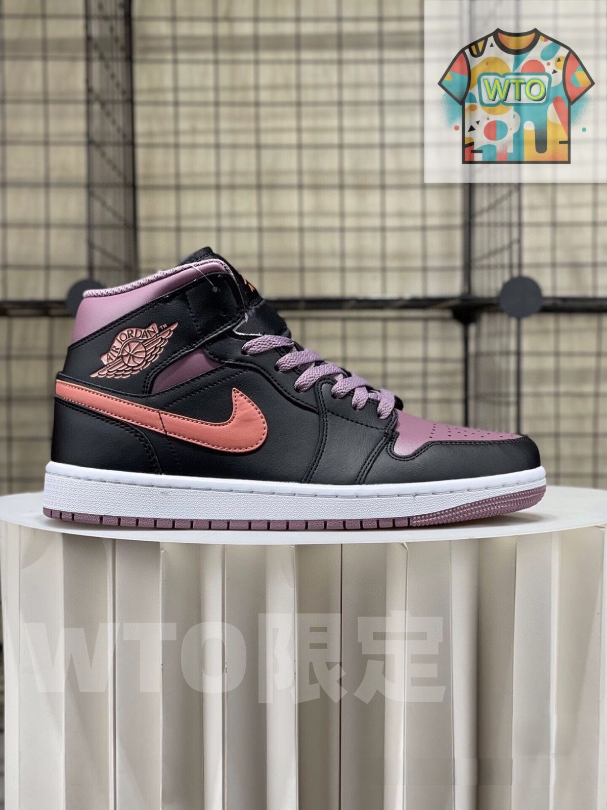 お げ 即 Nike Air Jordan 1 Mid 男女兼用 fb9911-008-WTO輸入2