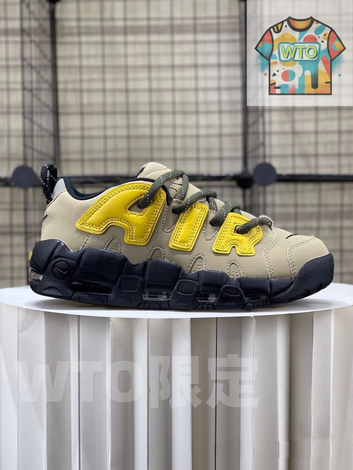 お げ 即 NIKE ナイキ AMBUSH AIR MORE UPTEMPO LOw SP スニーカー FB1299-200 -WTO輸入2