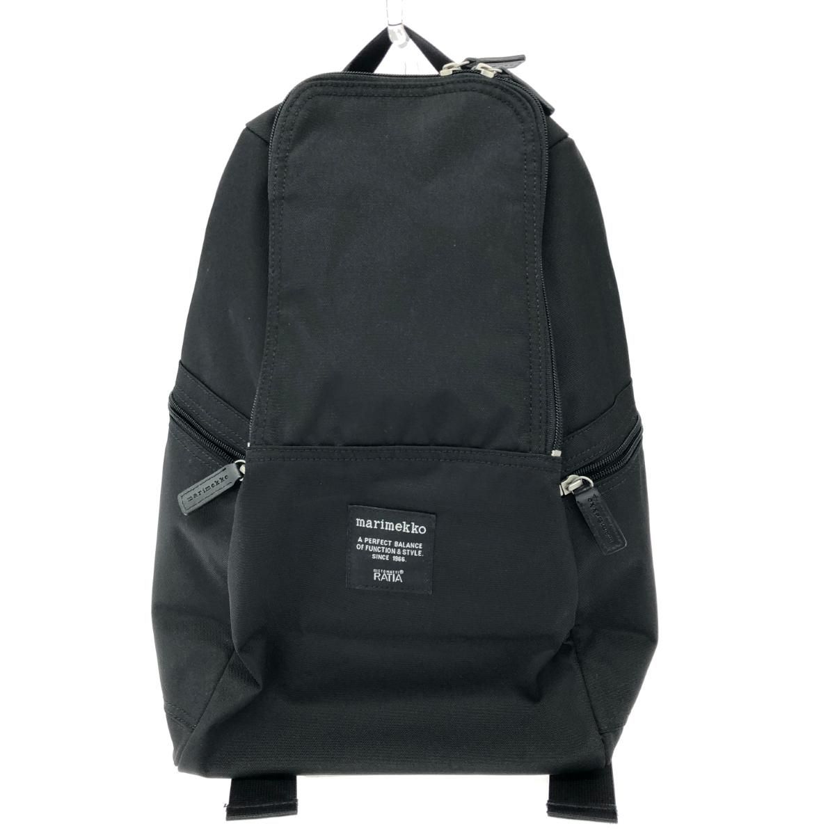 marimekko マリメッコ リュック バディ ナイロン ブラック レディース 240001169952
