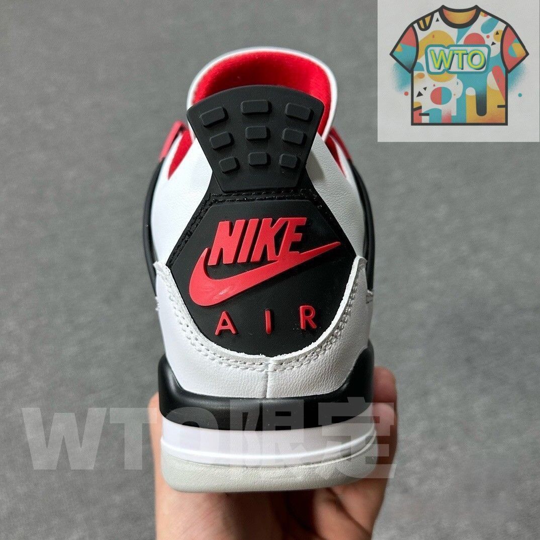 お げ 即 NIKE AIR JORDAN 4 RETRO OG FIRE RED 男女兼用-WTO輸入2