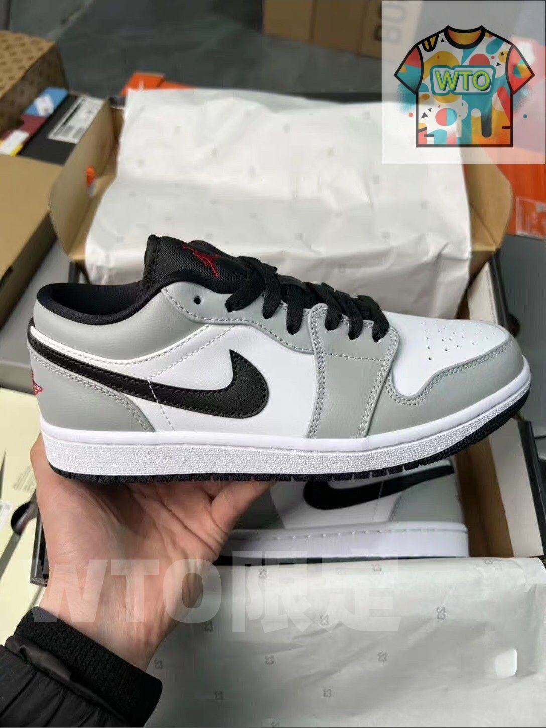大 NIKE AIR JORDAN 1 LOw 553558-030 ナイキ スニーカー ジョーダン-WTO輸入2