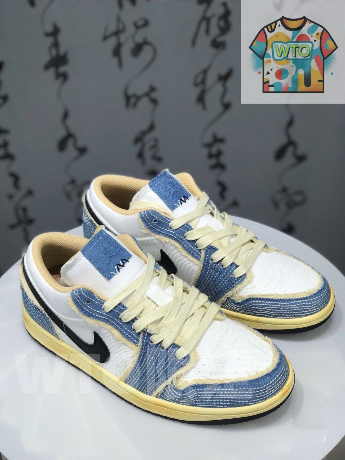お げ 即 NIKE Air Jordan 1 Low AJ1 fn7670-493 スニーカー男女兼用ジョーダン-WTO輸入2