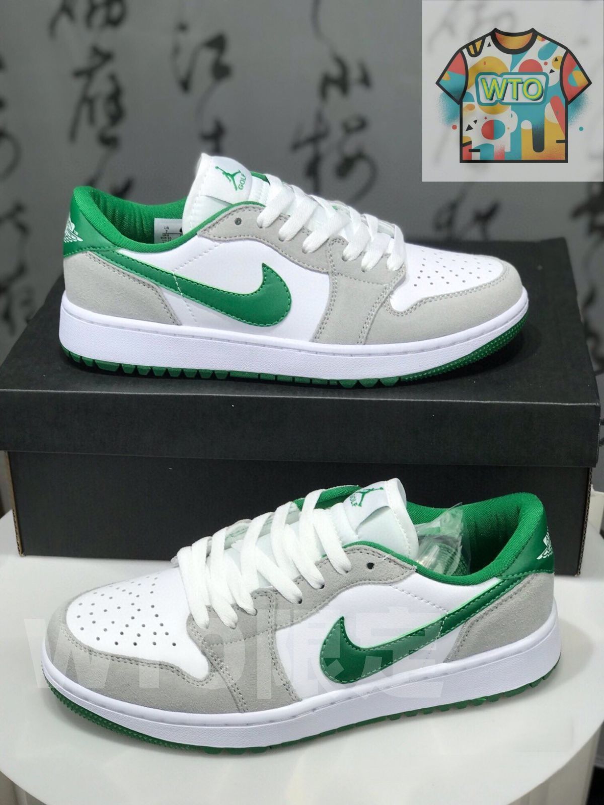 お げ 即 NIKE AIR JORDAN 1 LOw GOLF dd9315-112 AJ1 男女兼用-WTO輸入2