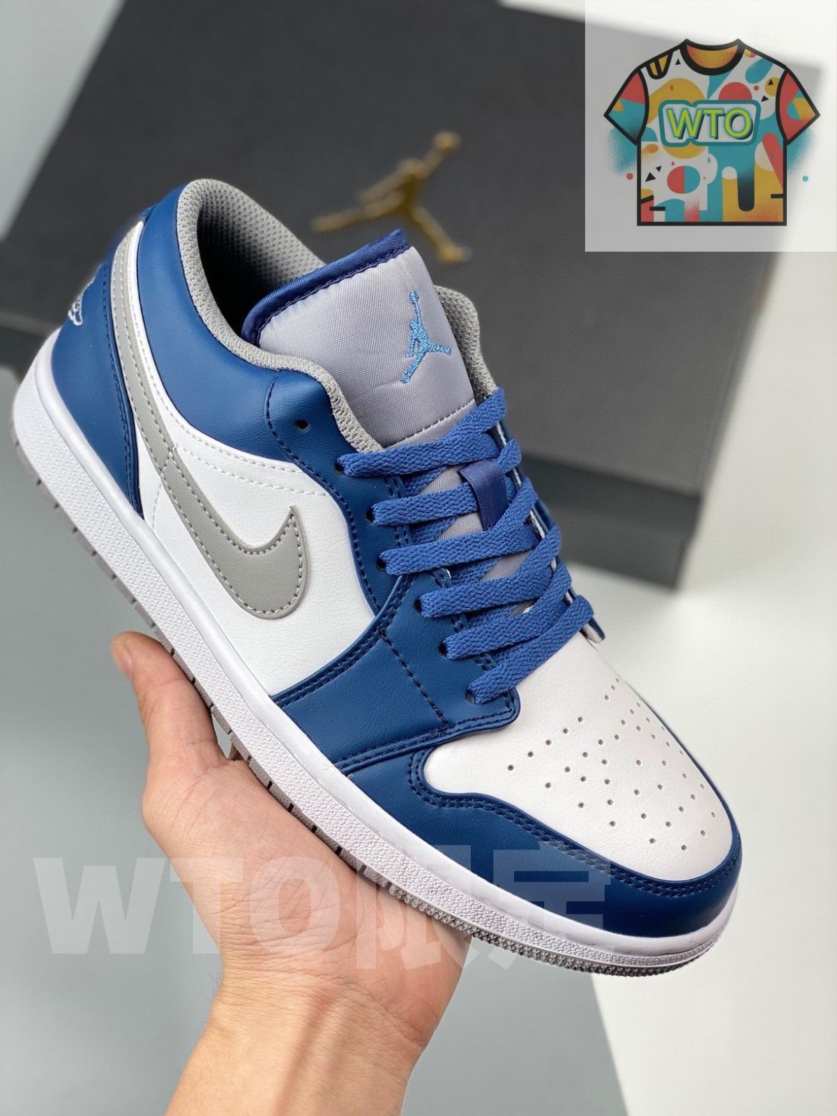 お げ 即 NIKE AIR JORDAN 1 LOw 男女兼用ジョーダン-WTO輸入2