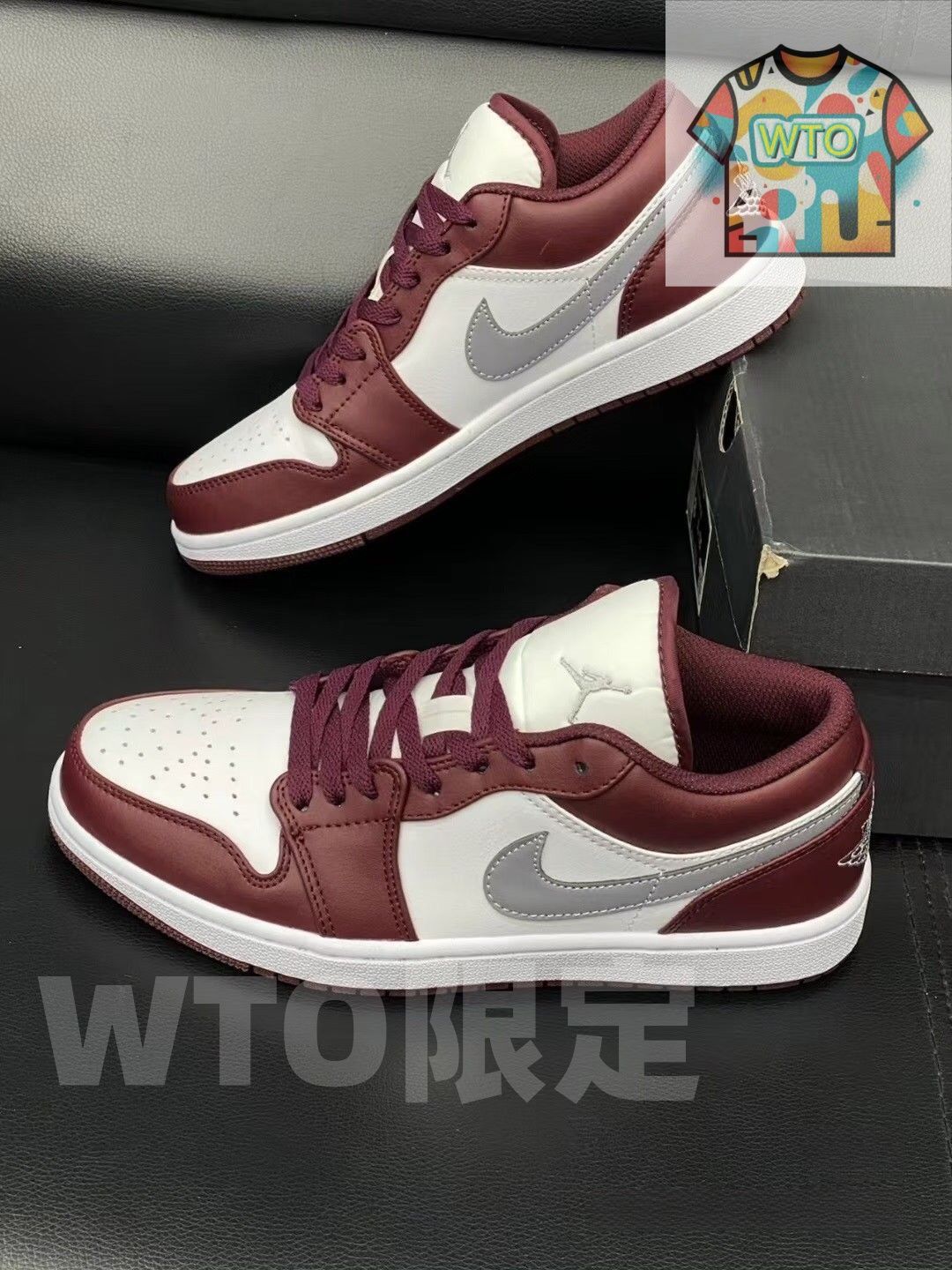 大 Nike Air Jordan 1 Low 男女兼用 AJ1 スニーカー-WTO輸入2