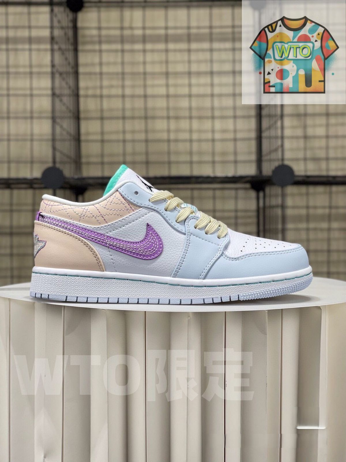 お げ 即 Air Jordan 1 Low AJ1 FV3623-151 男女兼用ジョーダン-WTO輸入2