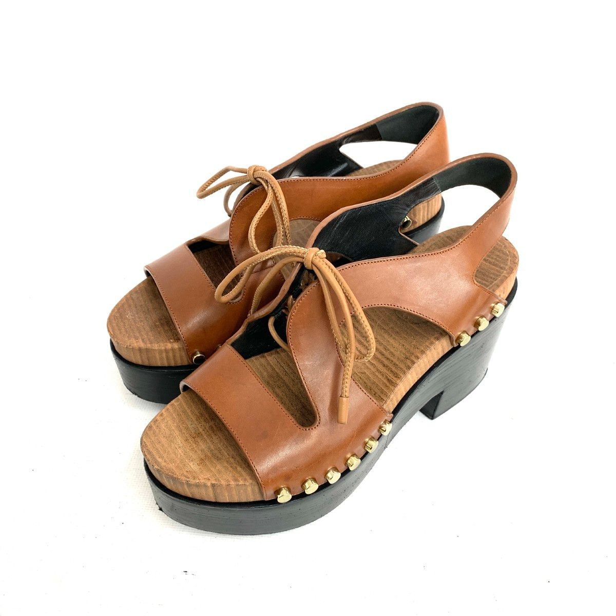 バレンシアガ　ミュール　サンダル　サイズ37 BALENCIAGA バレンシアガ サンダル 表記サイズ:37 厚底/スタッズ