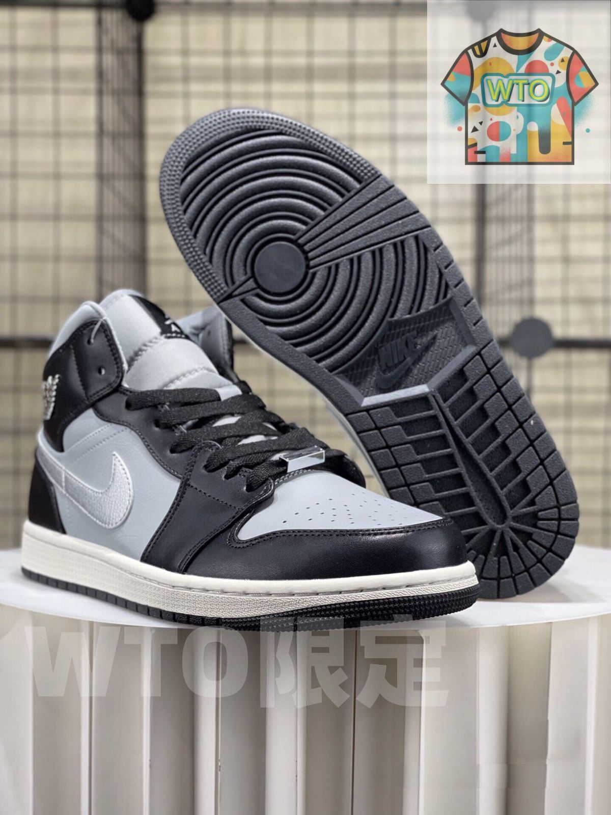  お げ 即 Nike Air Jordan 1 High Mid 男女兼用 WTO輸入2 スニーカー 靴