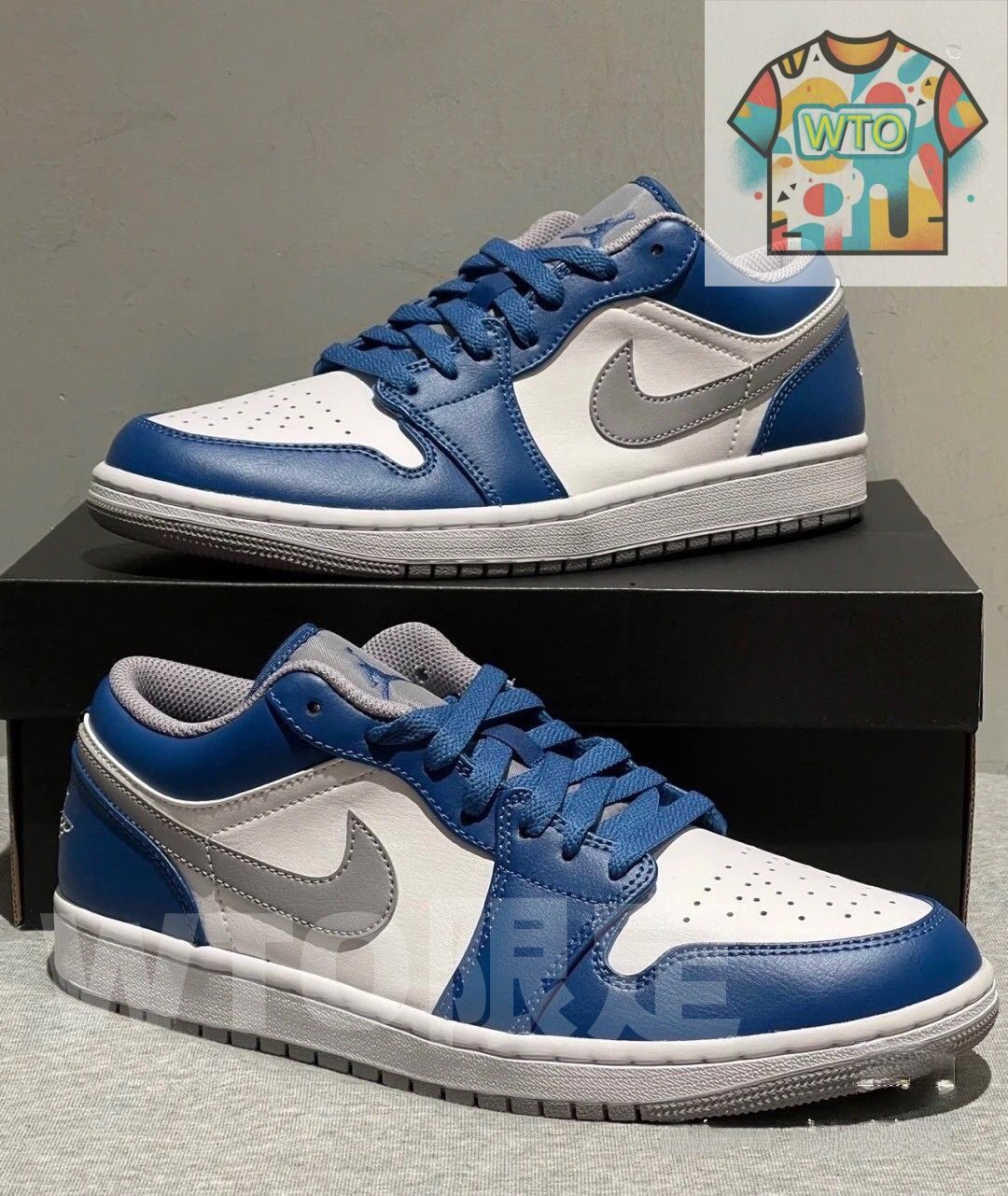 お げ 即 NIKE AIR JORDAN 1 LOw 男女兼用ジョーダン-WTO輸入2
