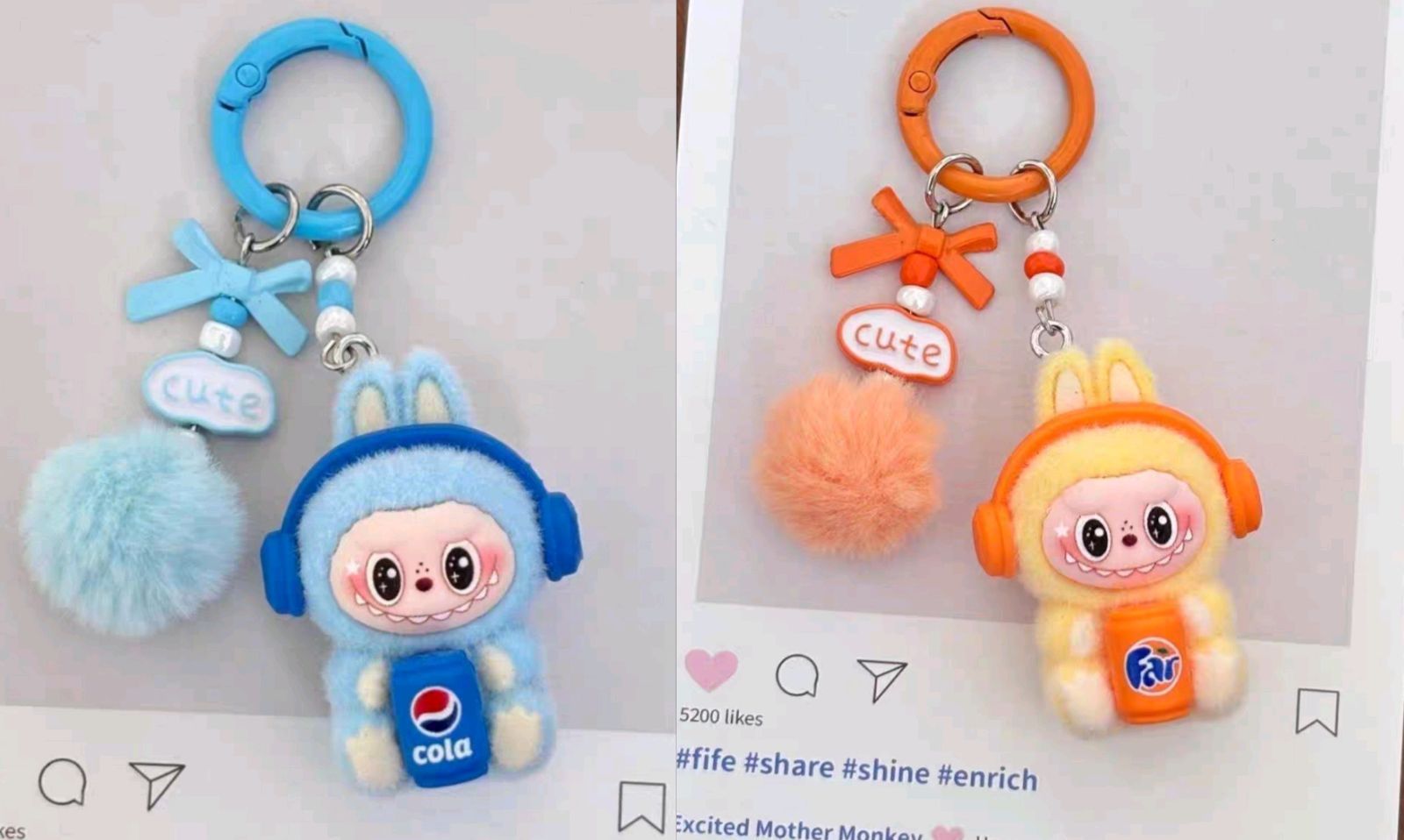 ほしこ ラブブキーホルダー ほしこ ラブブキーホルダー ほしこ ラブブキーホルダー ラブブLABUBU全